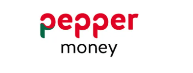 The brand logo of the Pepper Money.