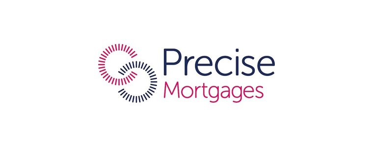 The brand logo of Precise Mortgages.